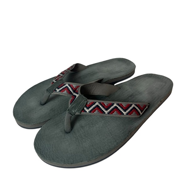 hari mari mens flip flap sandals Gray Multicolored size 11 main image 7